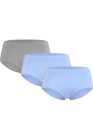 Lindex Brief Sally Regular Seamless Alushousut Brief Tangat Blue