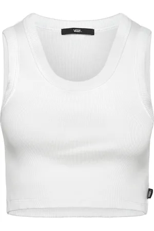 Vans Drew Rib Tank Sport Sport Clothing Sports Tops & T-shirts Sport Tank Tops White
