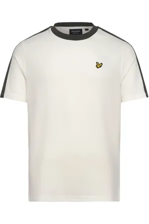 Lyle & Scott Contrast Taped T-Shirt Tops T-shirts Short-sleeved White