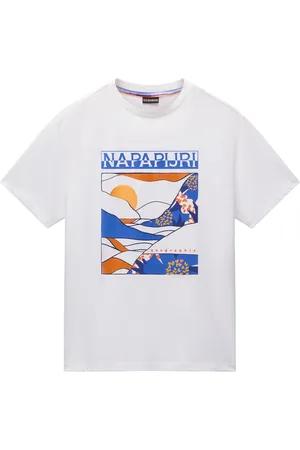 Napapijri S-Valdor Ss Tops T-shirts Short-sleeved White
