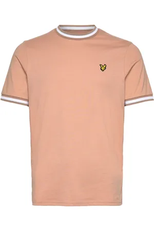 Lyle & Scott Multi Tipped T-Shirt Tops T-shirts Short-sleeved Coral