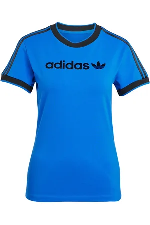 adidas Linear Cali Tee Sport Women Sport Clothing Sports Tops & T-shirts Sport T-shirts Blue