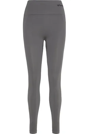 Hummel Hmltif Seamless High Waist Tights Sport Running-training Tights Seamless Tights Grey