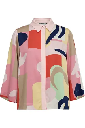 Numph Nuulrika Ss Shirt Tops Shirts Long-sleeved Pink