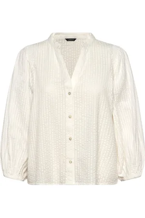 Lindex Blouse Olivia Tops Blouses Short-sleeved White