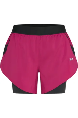 Reebok Running 2 In 1 Short Sport Sport Clothing Sport Shorts Sport Casual Shorts Pink