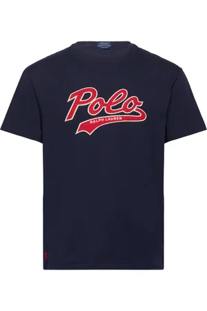 Ralph Lauren Classic Fit Logo Jersey T-Shirt Tops T-shirts Short-sleeved Navy