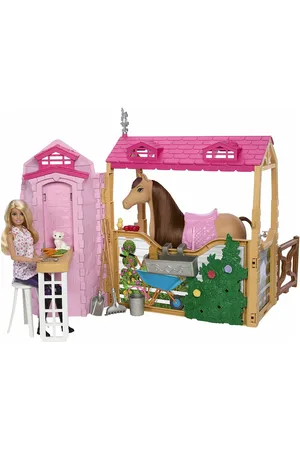Barbie Mysteries The Great Horse Chase Ultimate Stable Playset Toys Dolls & Accessories Dolls Multi/patterned