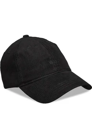 WoodWood Wwlow Profile Corduroy Cap Designers Headwear Caps Black