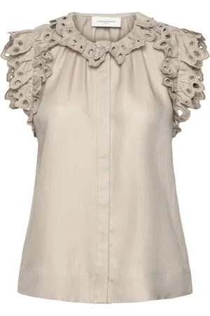 Copenhagen Muse Cmnatuli-Shirt Tops Blouses Sleeveless Grey