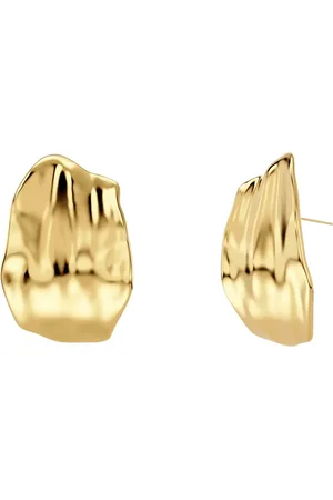 Edblad Tidal Studs L Accessories Jewellery Earrings Studs Gold