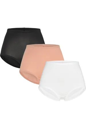 Lindex Carin Cotton Brief 3Pack Lingerie Panties High Waisted Panties White
