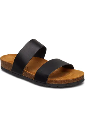 Bianco Biabetricia Twin Strap Matalapohjaiset Sandaalit Black