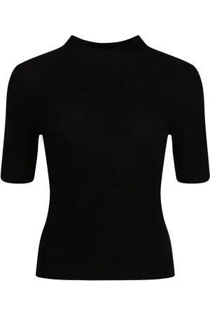 Ivo Nikkolo Viscose-Blend Knit Top, Kibri Tops Knitwear Jumpers Black