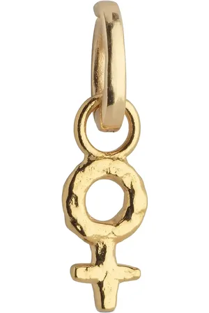 Enamel Feminine Power Charm Kaulakoru Riipukset Gold