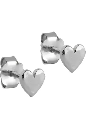 Enamel Heart Studs Accessories Jewellery Earrings Studs Silver