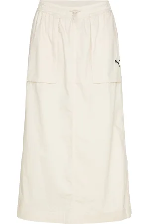 PUMA Future..archive Zip-Off Maxi Woven Skirt Sport Women Sport Clothing Sport Dresses & Skirts Sport Skirts Cream
