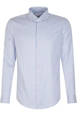 Seidensticker New Kent 98 1/1 Tops Shirts Business Blue