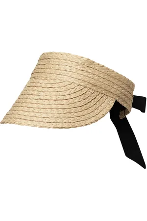 Day Et Day Straw Visor Accessories Headwear Straw Hats Beige