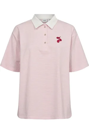 Numph Nupippi Ss Polo Tops T-shirts & Tops Polos Pink