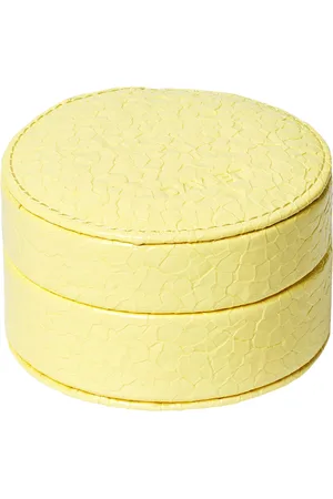 Day Et Day Crackle Jewelry Round Accessories Jewellery Jewellery Boxes Yellow