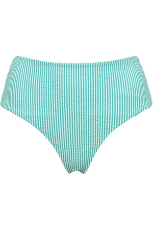 Missya Santorini High Tai Swimwear Bikinis Bikini Bottoms High Waist Bikinis Blue