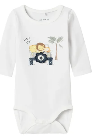 NAME IT Nbmhollow Ls Body Box Pitkähihainen Body White