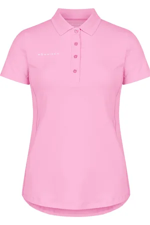 Röhnisch Nicky Poloshirt Sport Women Sport Clothing Sports Tops & T-shirts Sport Polos Pink