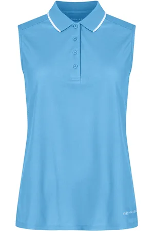 Röhnisch Miriam Sleeveless Poloshirt Sport Women Sport Clothing Sports Tops & T-shirts Sport Polos Blue