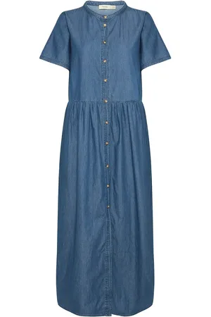 FRANSA Frkindra Dr 2 Polvipituinen Mekko Blue