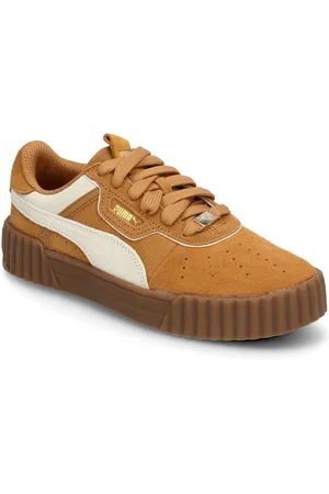 PUMA Carina 3.0 Luxe Sd Sport Sport Shoes Sport Sneakers Sport Low Top Sneakers Orange