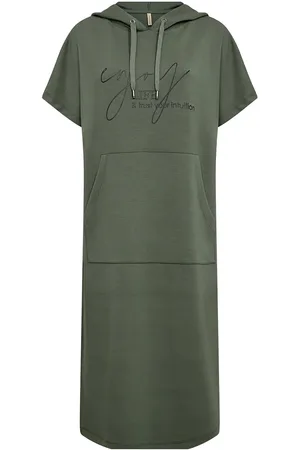 soyaconcept Sc-Banu Dresses T-shirt Dresses Khaki Green
