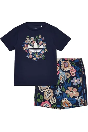 adidas Short Tee Set Sport Sets With Short-sleeved T-shirt Navy