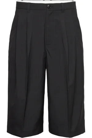 Weekday Loose Long Suit Shorts Bottoms Shorts Casual Black
