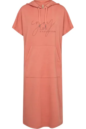 soyaconcept Sc-Banu Dresses T-shirt Dresses Orange