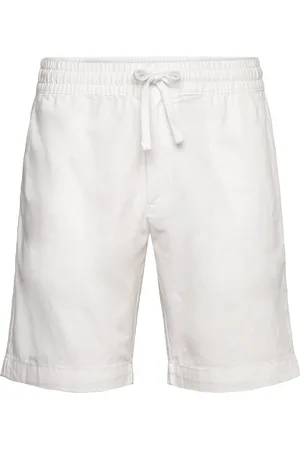 Clean Cut Barcelona Luca Shorts Bottoms Shorts Linen Shorts White