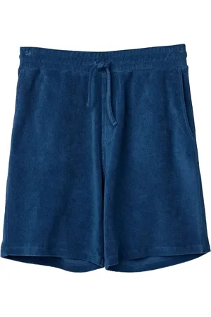 Lexington Organic Cotton Terry Shorts Bottoms Shorts Casual Blue