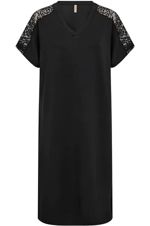 soyaconcept Sc-Banu Dresses T-shirt Dresses Black