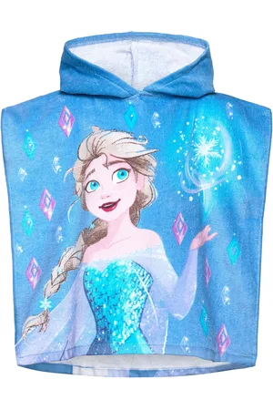 Brandmac Poncho Frozen 803 - 50X100 Cm Home Bath Time Bath Poncho Blue