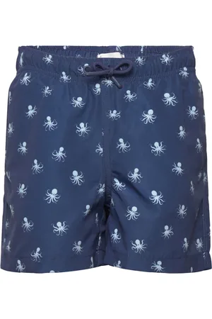 MANGO Octopus Print Swimsuit Uimashortsit Blue