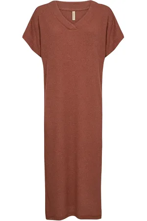 soyaconcept Sc-Delia Polvipituinen Mekko Brown