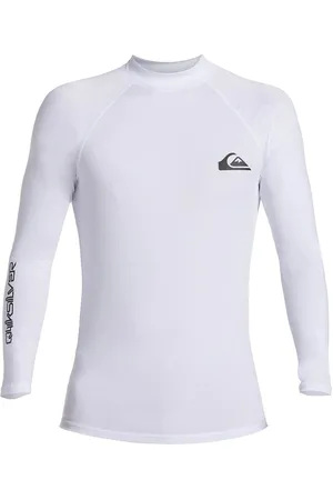 Quiksilver Everyday Upf50 Ls Tops T-shirts Long-sleeved White