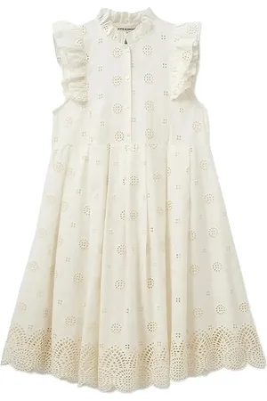 Sofie Schnoor Helenasw Dress Polvipituinen Mekko Cream