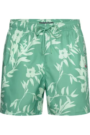 Tommy Hilfiger Medium Drawstring Print Uimashortsit Green