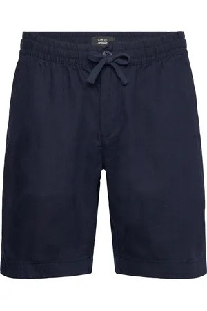 Clean Cut Barcelona Luca Shorts Bottoms Shorts Linen Shorts Navy