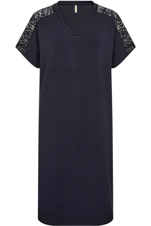 soyaconcept Sc-Banu Dresses T-shirt Dresses Navy