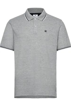 Champion Polo Tops Polos Short-sleeved Grey