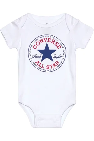 Converse C1-Bodysuit+Hat+Bootie Bodies Short-sleeved Blue