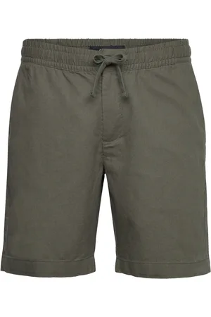 Clean Cut Barcelona Luca Shorts Bottoms Shorts Linen Shorts Green
