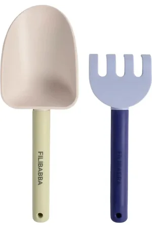 Filibabba Strandsæt Med Skovl Og Rive - Blue Mix Toys Bath & Water Toys Bath Toys Blue